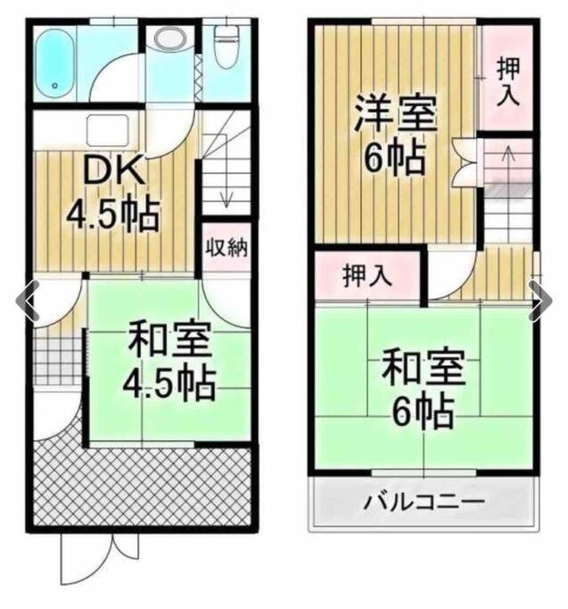 Osaka Misaki Traditional Japanese House 2-6 Ppl Near Station ภายนอก รูปภาพ